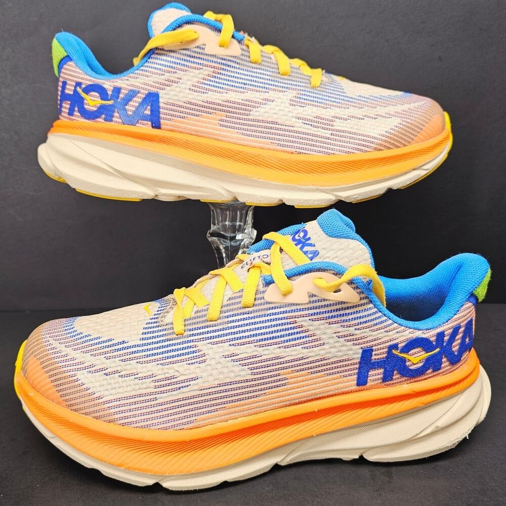 Hoka One One Kids Sneakers in Yellow, Blue, Orange